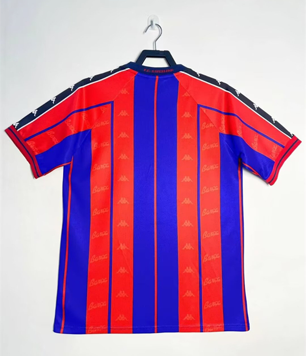 Retro Version 97-98 Barcelona Home Red&Blue Thailand Soccer Jersey AAA-811