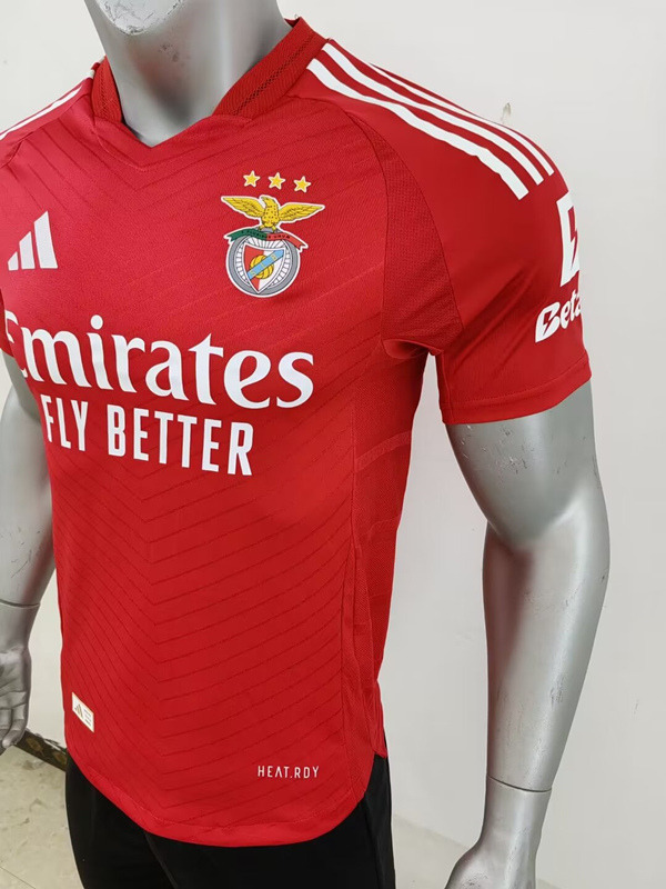 Player Version 2024-2025 Benfica Home Red Thailand Soccer Jersey AAA-7959