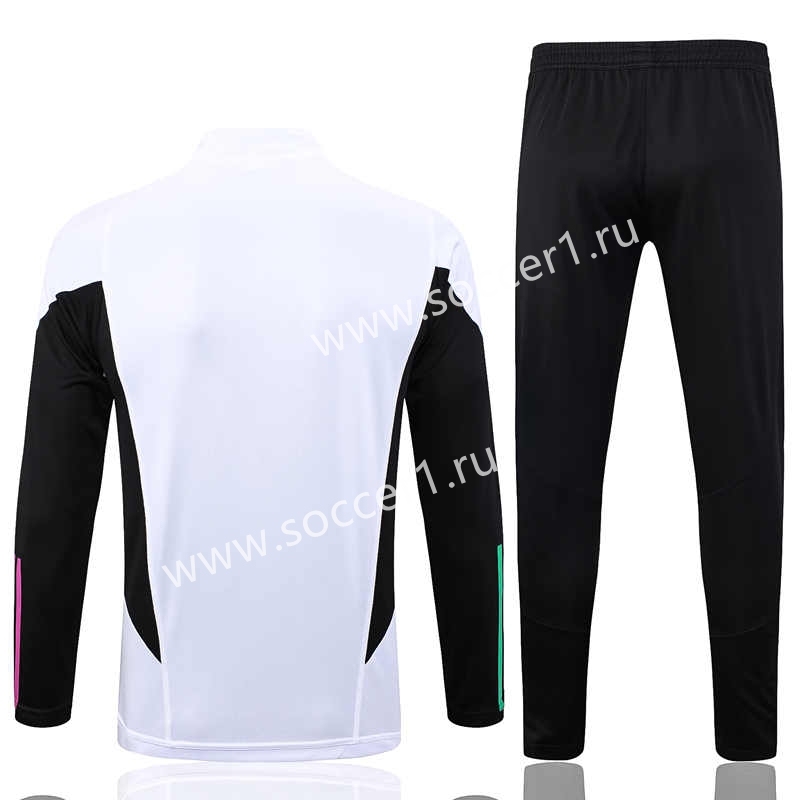 2023-2024 Bayern München White Thailand Soccer Tracksuit-815