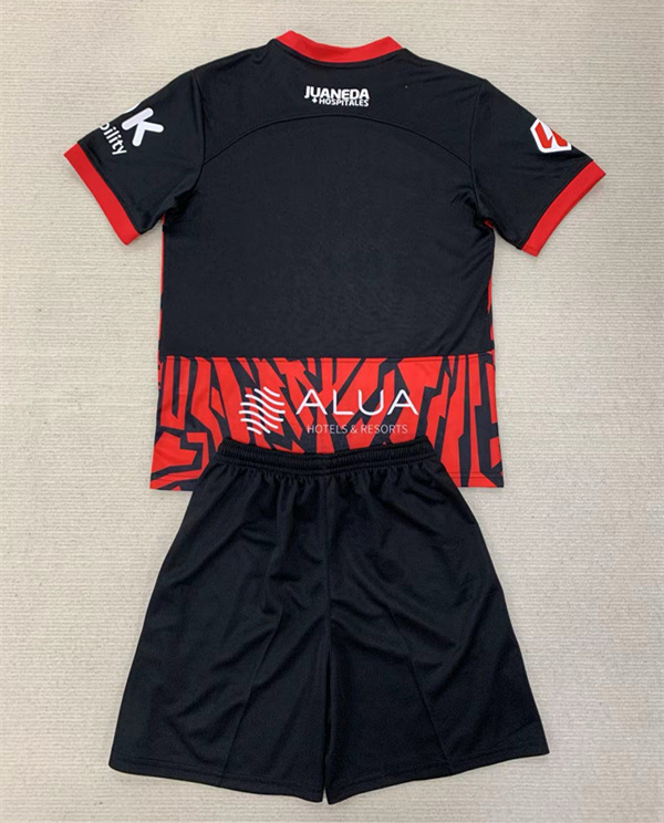 2024-2025 RCD Mallorca Home Red&Black Kids/Youth Soccer Uniform-AY
