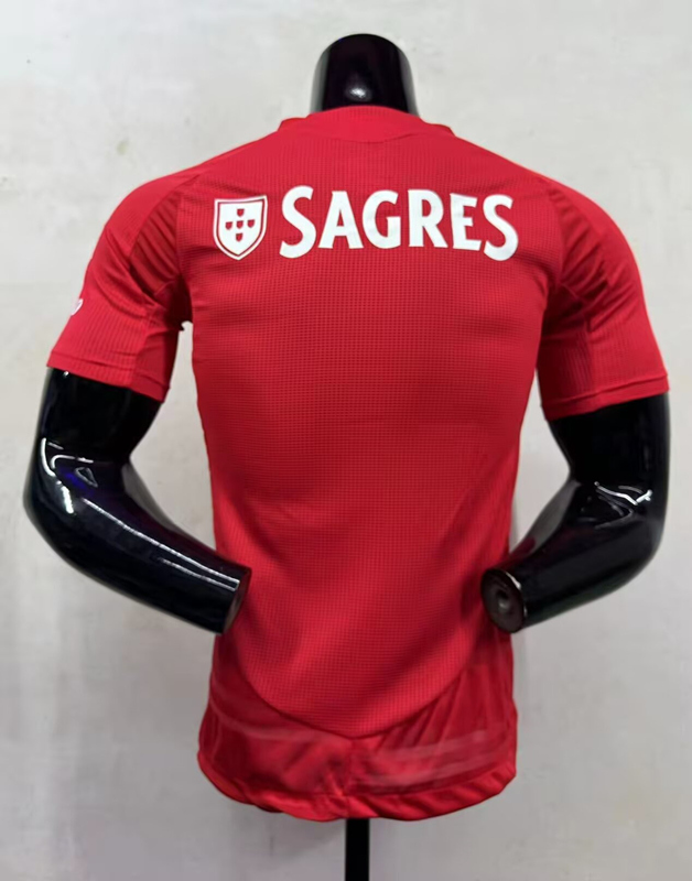 Player Version 2024-2025 Benfica Home Red Thailand Soccer Jersey AAA-3348