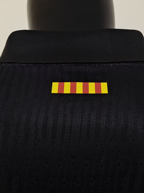 Player Version 2024-2025 Barcelona Away Black Thailand Soccer Jersey AAA-3425