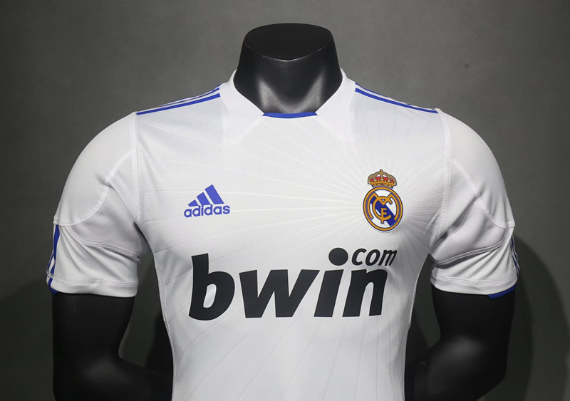 Player Version Retro Version 2010-2011 Real Madrid Home White Thailand Soccer Jersey AAA-4563