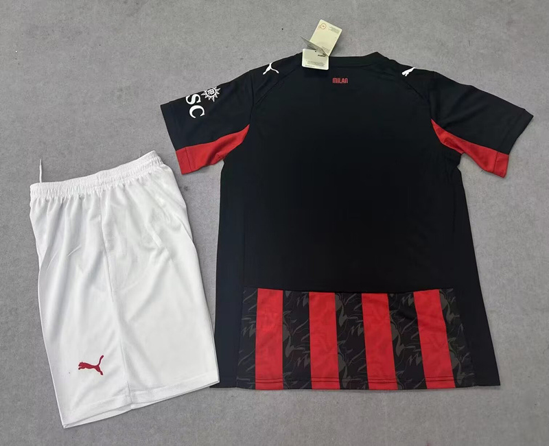 2025-2026 AC Milan Home Red&Black Soccer Uniform-718