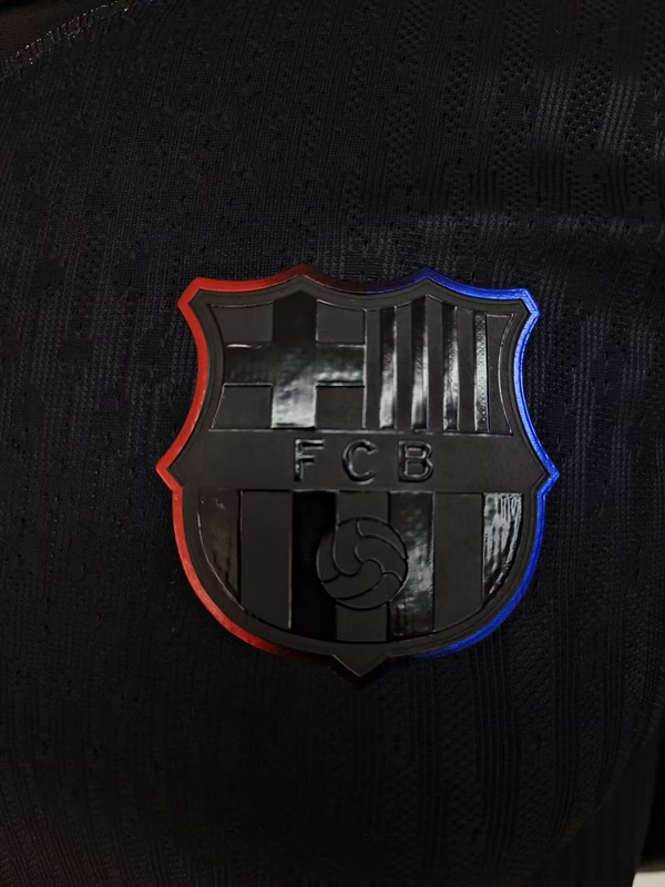 Player Version 2024-2025 Barcelona Away Black Thailand Soccer Jersey AAA-3425