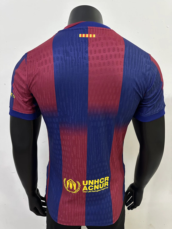 Player Version 2025-2026 Barcelona Home Red&Blue Thailand Soccer Jersey AAA-6905
