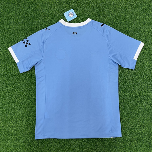 (S-4XL) 2025-26 Manchester City Home Blue Thailand Soccer Jersey AAA-403