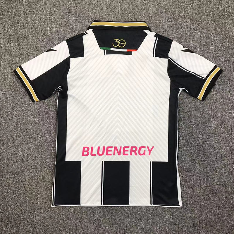 2024-2025 Udinese Calcio Home Black&White Thailand Soccer Jersey AAA-417