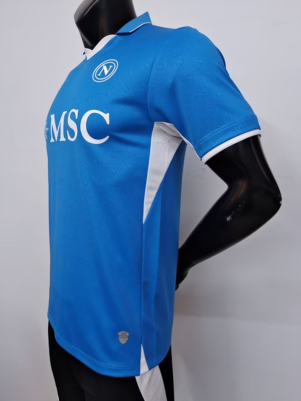 Player Version 2024-2025 Napoli Home Blue Thailand Soccer Jersey AAA-9926