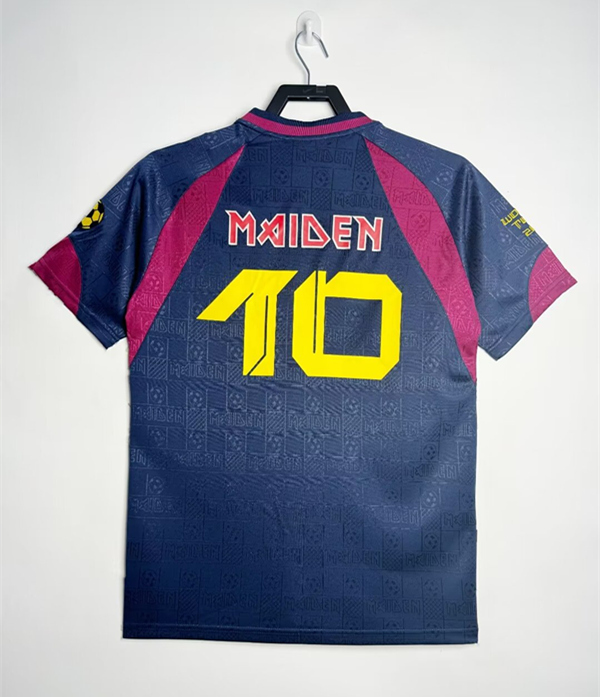 Retro Version 2010 West Ham United Home Royal Blue Thailand Soccer Jersey AAA-811