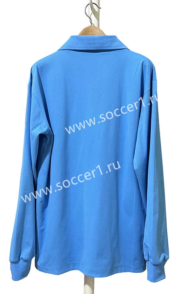 Retro Version 87-88 Napoli Home Blue LS Thailand Soccer Jersey AAA-7505