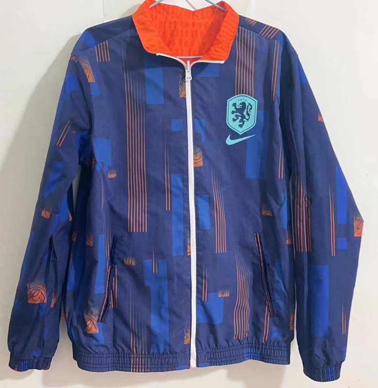 2024-2025 Netherlands Blue&Orange Double-Sided Wear Thailand Trench Coats-0255