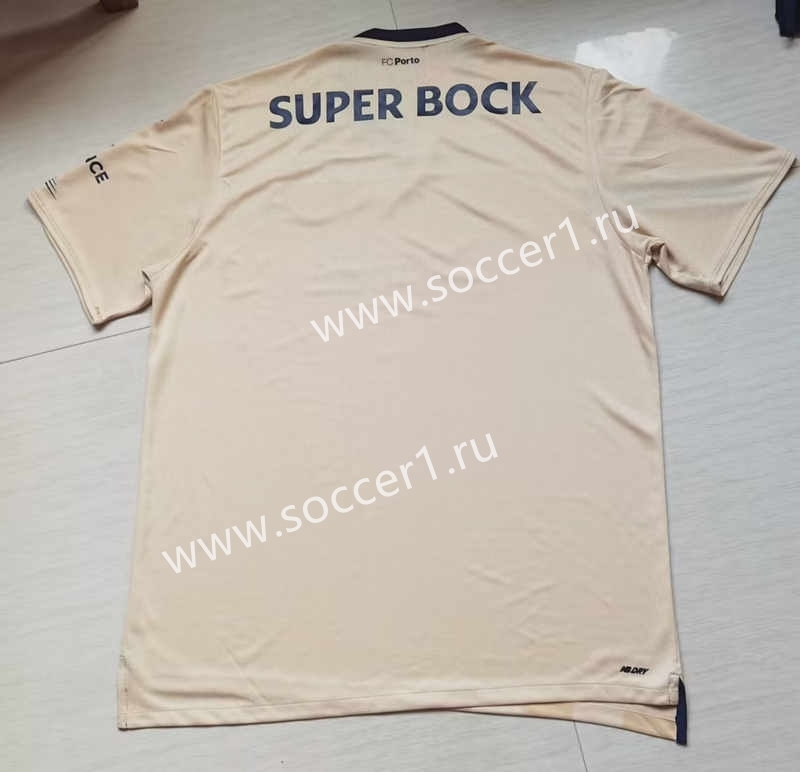 2023-2024 Correct Version Porto Away Yellow Thailand Soccer Jersey AAA-503