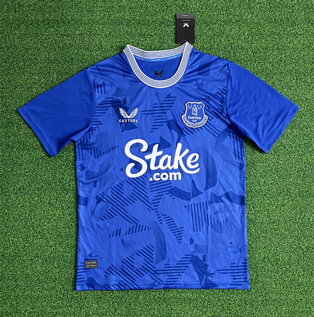 (S-4XL) 2024-2025 Everton Home Blue Thailand Soccer Jersey AAA-403