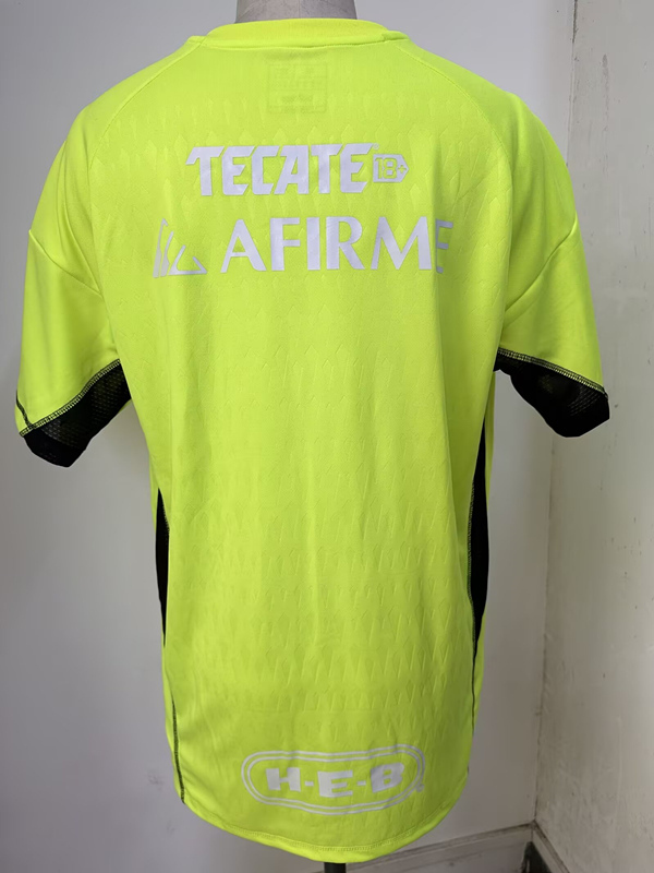 (S-3XL) 2024-2025 Tigres UANL Goalkeeper Fluorescent Green Thailand Soccer Jersey AAA-912