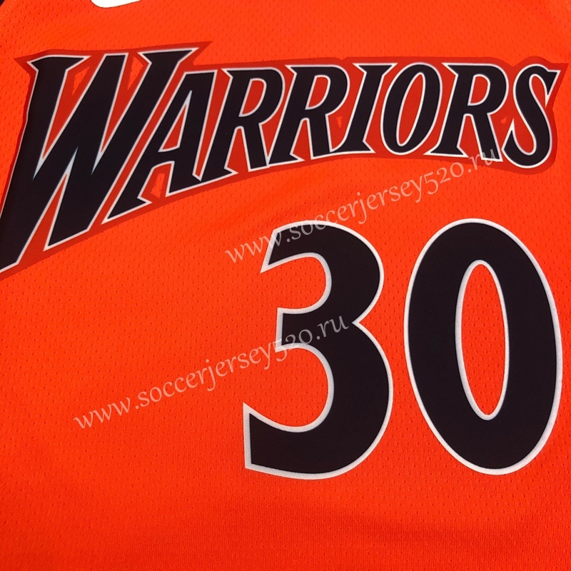 Golden State Warriors Orange #11 NBA Jersey-311