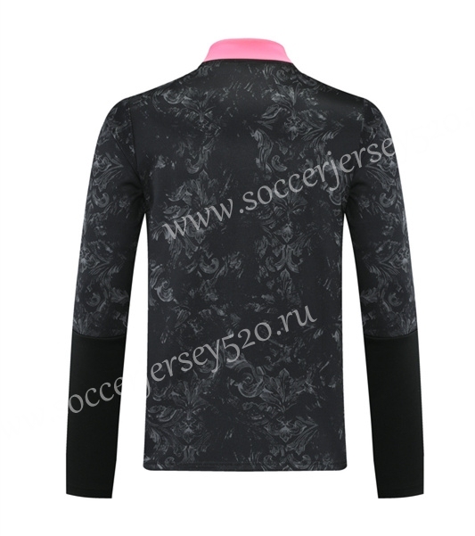2021-2022 Real Madrid Black Ribbon Thailand Soccer Jacket Uniform-LH