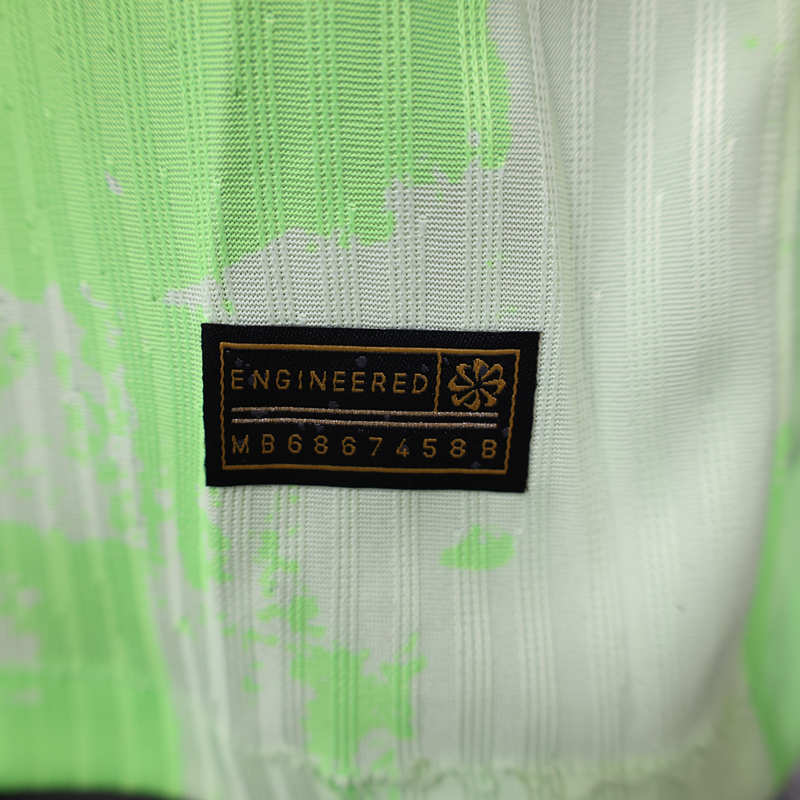 Player Version 2024-2025 Barcelona 2nd Away Green Thailand Soccer Jersey AAA-888
