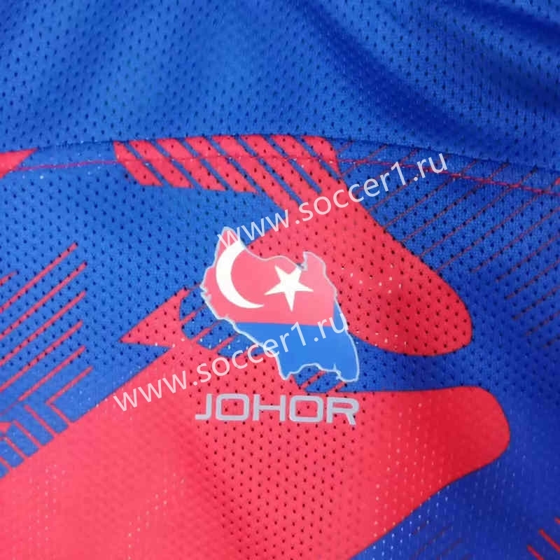 2023-2024 Johor Darul Ta'zim Home Red&Blue Thailand Soccer Jersey AAA-HR