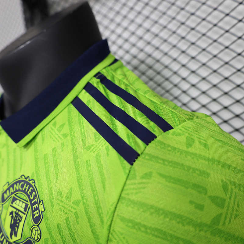 Player Version 2024-2025 Special Version Manchester United Fluorescent Green Thailand Soccer Jersey AAA-888