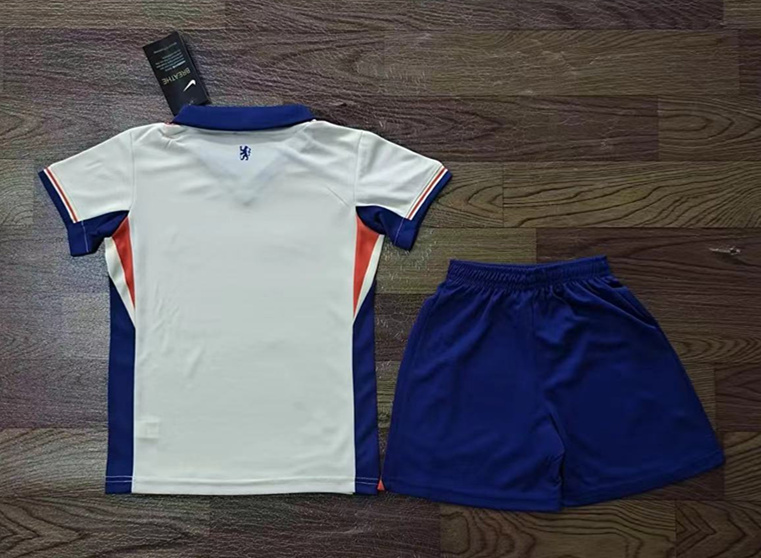 2024-2025 Chelsea Away White Kid/Youth Soccer Uniform-GB