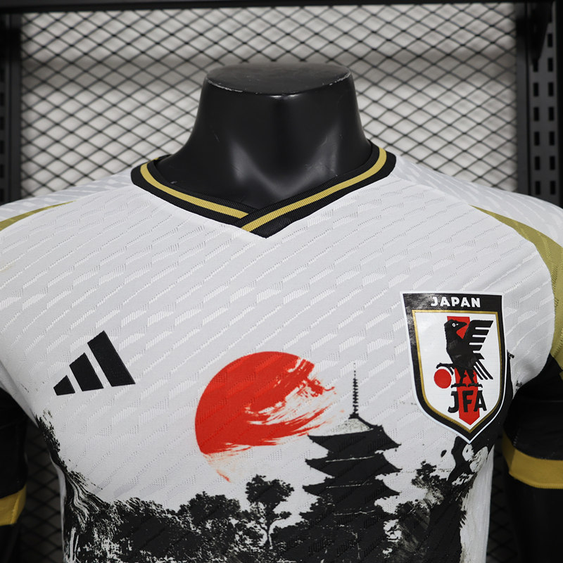 Player Version 2024-2025 Special Version Japan White&Black Thailand Soccer Jersey AAA-888