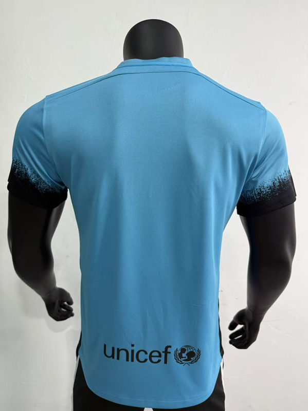 Player Retro Version 2015-2016 Barcelona 2nd Away Blue Thailand Soccer Jersey AAA-1959