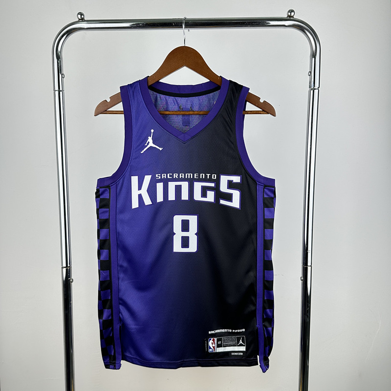 2024 Sacramento Kings White #8 NBA Jersey-311