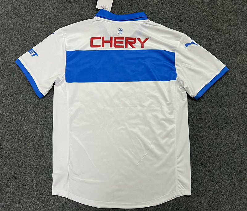 (S-4XL) 2025-2026 CD Universidad Católica Home White Thailand Soccer Jersey AAA-GB