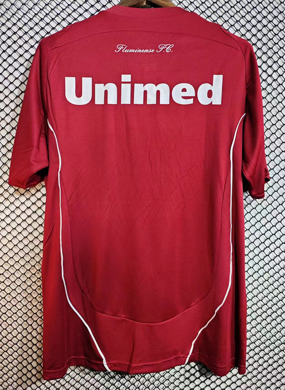Retro Version 2010 Fluminense de Feira 2nd Away Red&Green Thailand Soccer Jersey AAA-2669