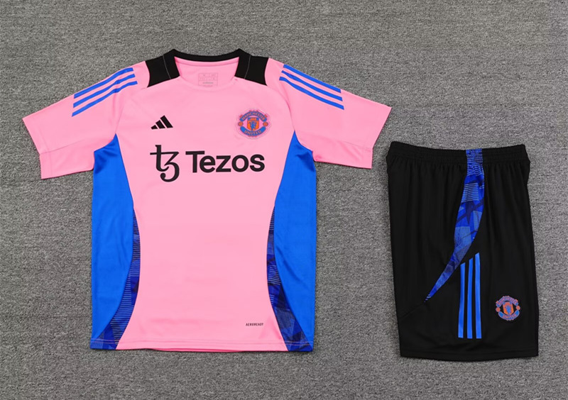 2024-2025 Manchester United Pink Thailand Soccer Uniform-418