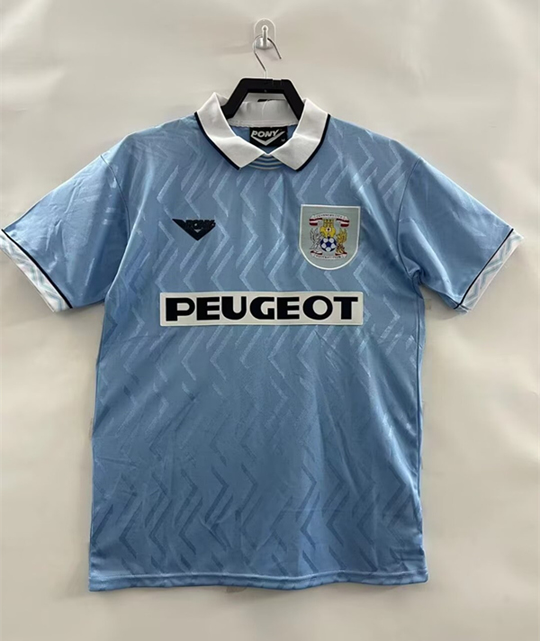 Retro Version 94-96 Coventry City Home Blue Thailand Soccer Jersey AAA-811