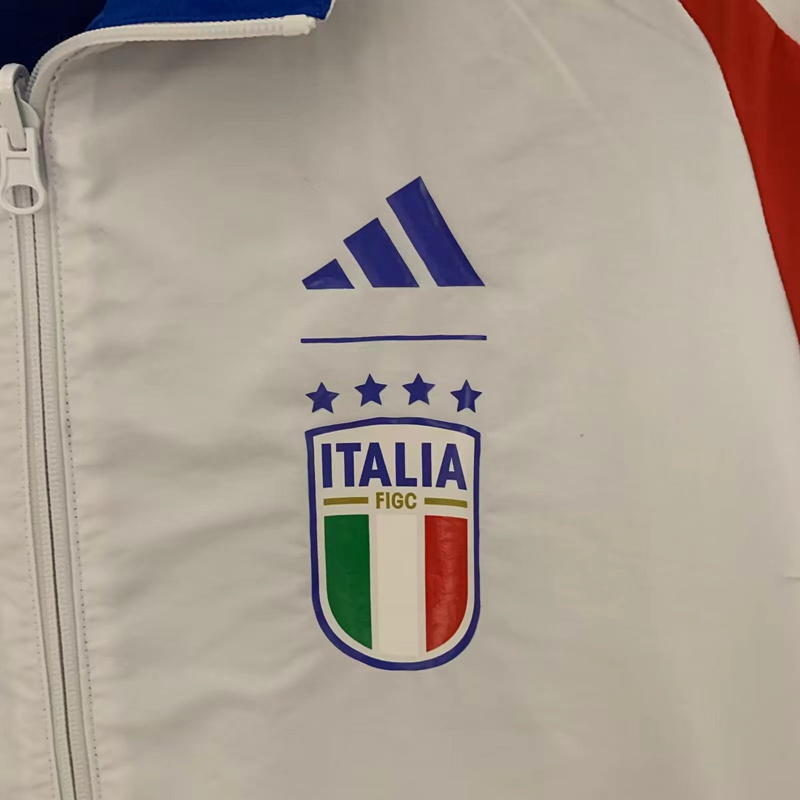 (S-3XL) 2024-2025 Italy Blue&White Double-Sided Wear Thailand Trench Coats-0255
