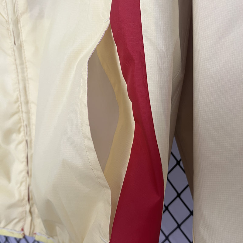 2024-2025 Spain Yellow&Red Thailand Double-Sided Wear Thailand Trench Coats-0255