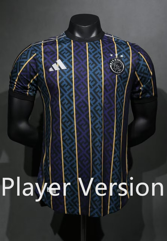 Player Version 2024-2025 Ajax 2nd Away White Thailand Soccer Jersey AAA