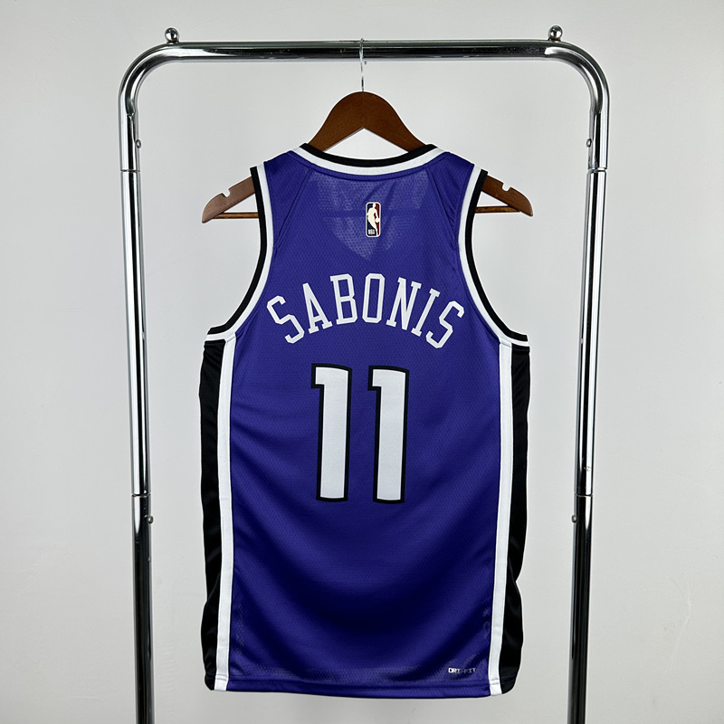 2025 Retro Version Sacramento Kings Purple #11 NBA Jersey-311