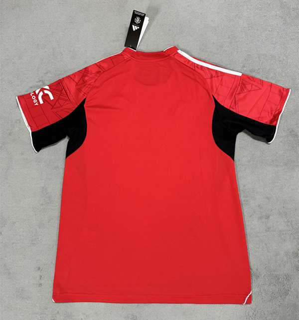 （S-4XL）2025-2026 correct version Manchester United Home Red Thailand Soccer Jersey AAA-4506