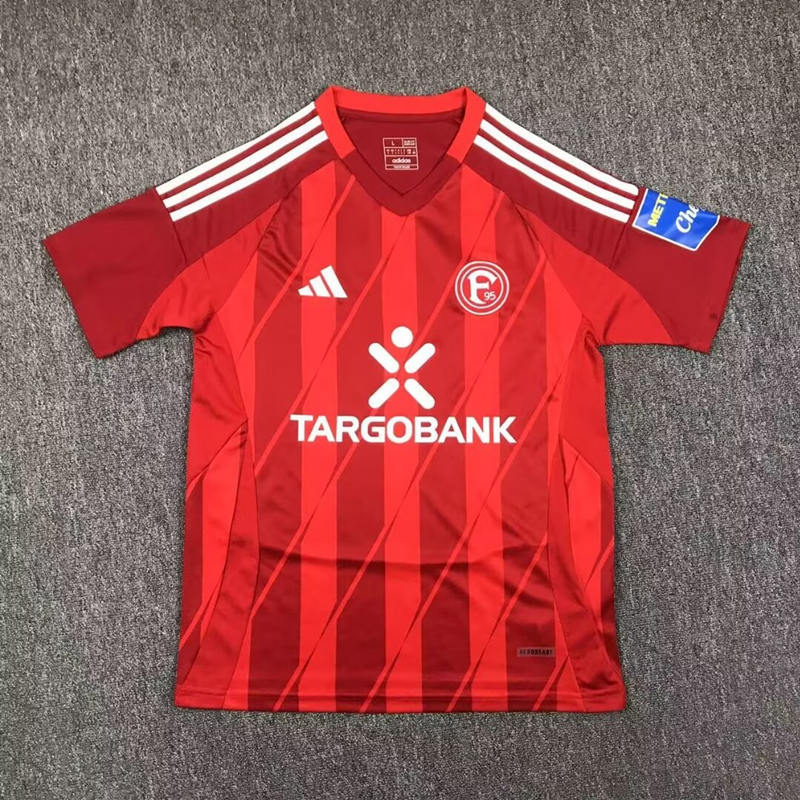 2024-2025 Bayern Fortuna Düsseldorf Home Red Thailand Soccer Jersey AAA-417
