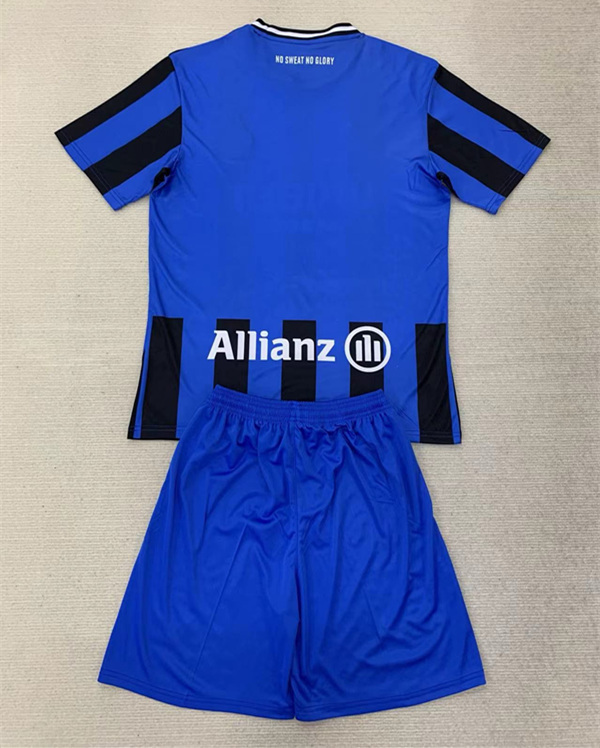 2024-2025 Club Brugge Home Blue&Black Kids/Youth Soccer Uniform-AY