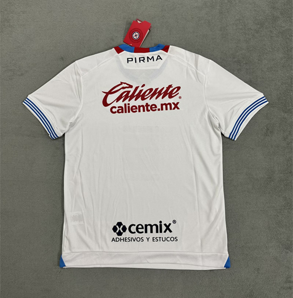 (S-4XL) 2024-2025 Cruz Azul Away White Thailand Soccer Jersey AAA-4506