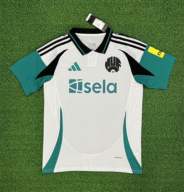 (S-4XL) 2024-2025 Newcastle United 2nd Away White Thailand Soccer Jersey AAA-403