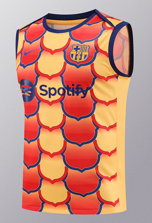 2024-25 Barcelona Red&Yellow Thailand Soccer Vest-418