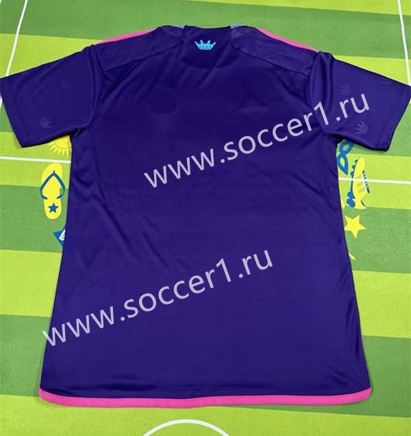 2023-2024 Charlotte FC Away Purple Thailand Soccer Jersey AAA-HR