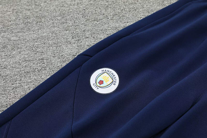 2024-2025 Manchester City Light Blue Thailand Soccer Jacket Uniform-4627
