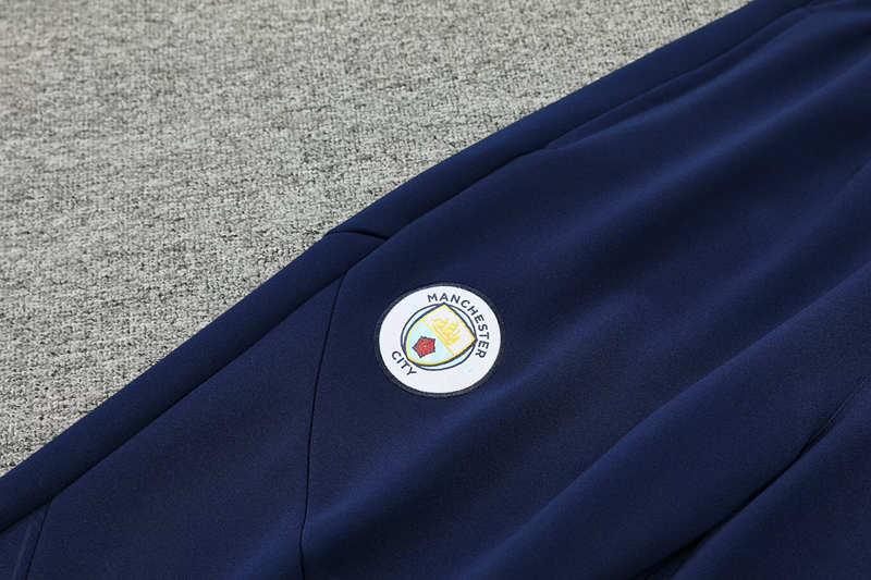 2024-2025 Manchester City Royal Blue Thailand Soccer Jacket Uniform-4627