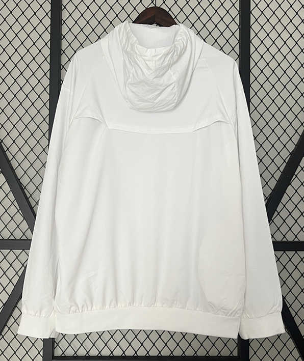 2024 Brazil White Reversible Trench Coats With Hat-0255