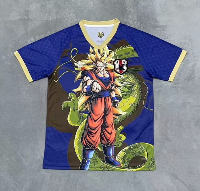 2024-2025 Saiyan Version Japan Blue Thailand Soccer Jersey AAA-2483