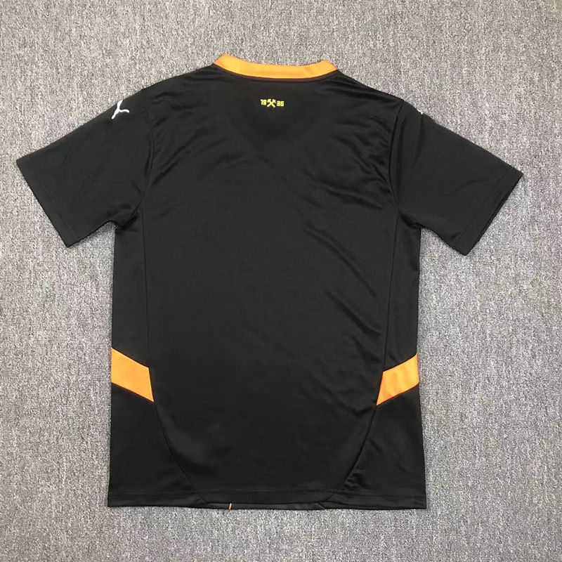 With Sponsor 2024-2025 Shakhtar Donetsk Away Black Thailand Soccer Jersey AAA-417
