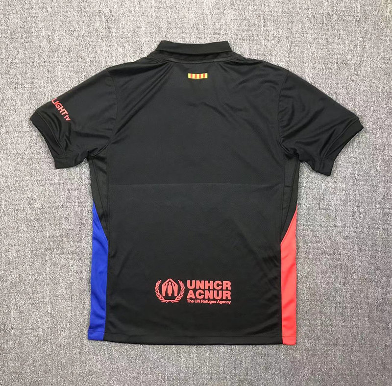 2024-25 Barcelona Away Black Thailand Soccer Jersey AAA-417