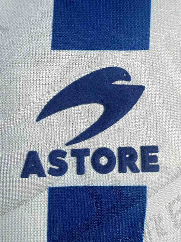 Retro Version 94-95 Real Sociedad Home Blue&White Thailand Soccer Jersey AAA-811